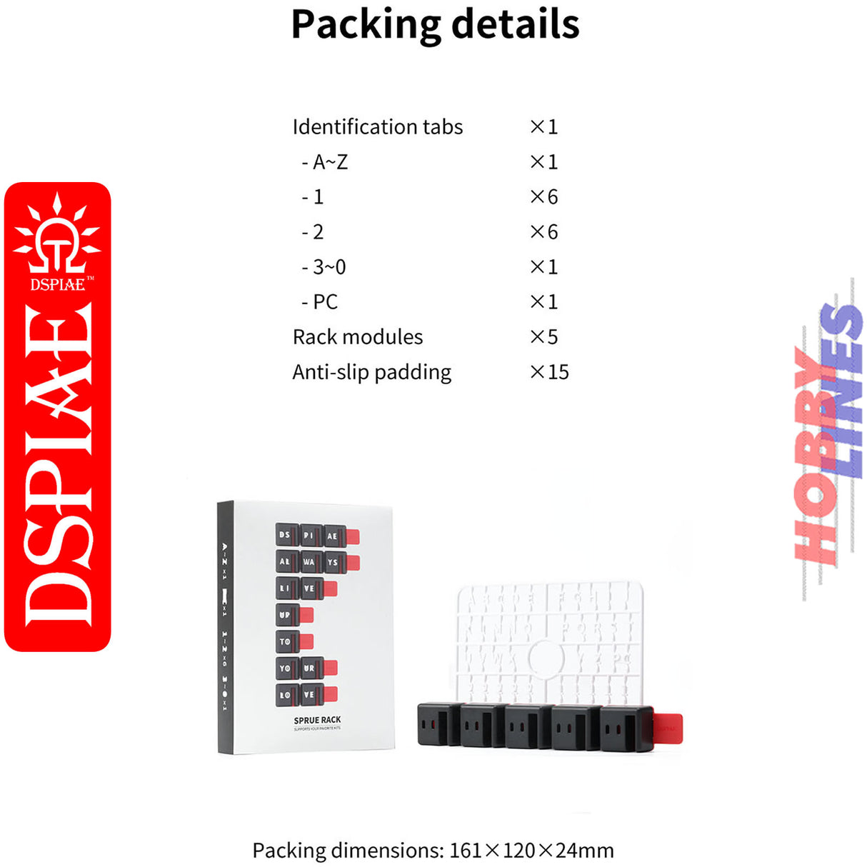 PT-SR Sprue Rack System | DSPIAE | DS019