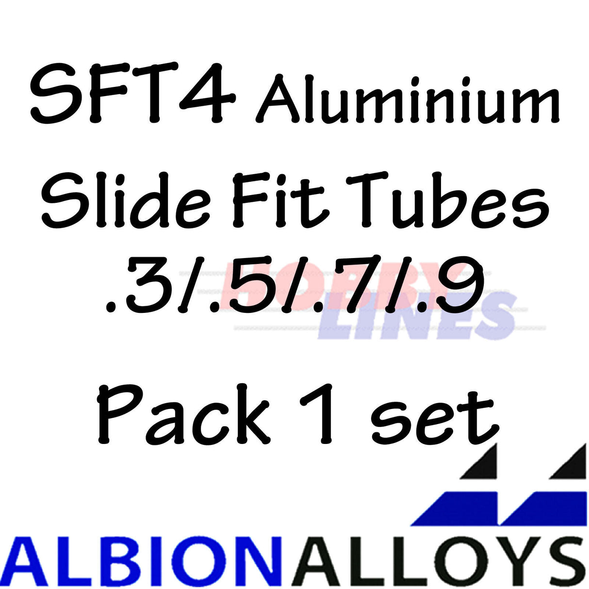 Slide Fit Tubes Selection Packs ALBION ALLOYS Precision Metal Various Sizes SFT