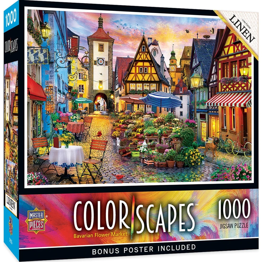 Bavarian Flower Market - 1000pc Puzzle | Masterpieces | MSP-72120