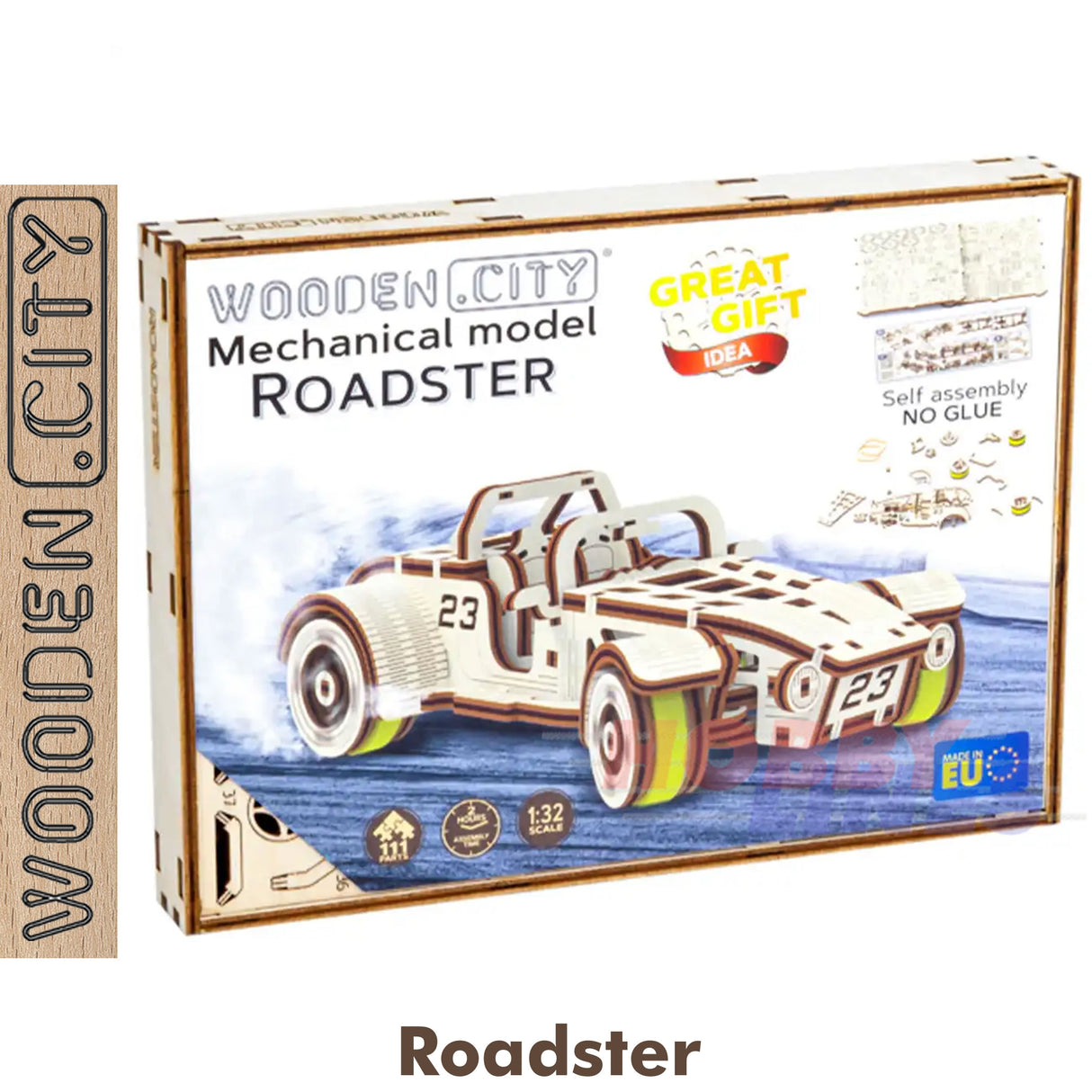 Roadster- 3D Puzzle | Wooden City | WR337