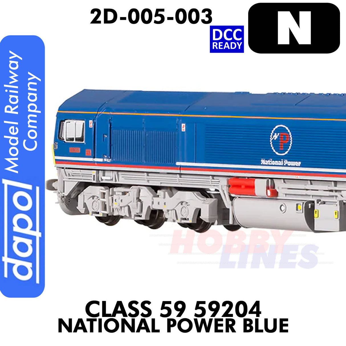 Class 59 John F Yeoman 59206  DB Schenker - DCC Ready | Dapol | 2D-005-002