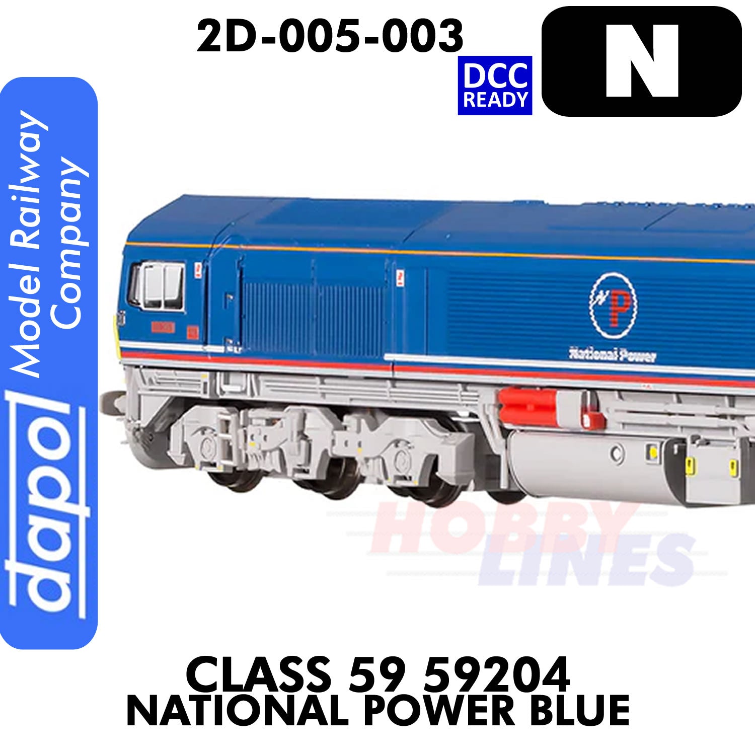 Class 59 John F Yeoman 59206  DB Schenker - DCC Ready | Dapol | 2D-005-002