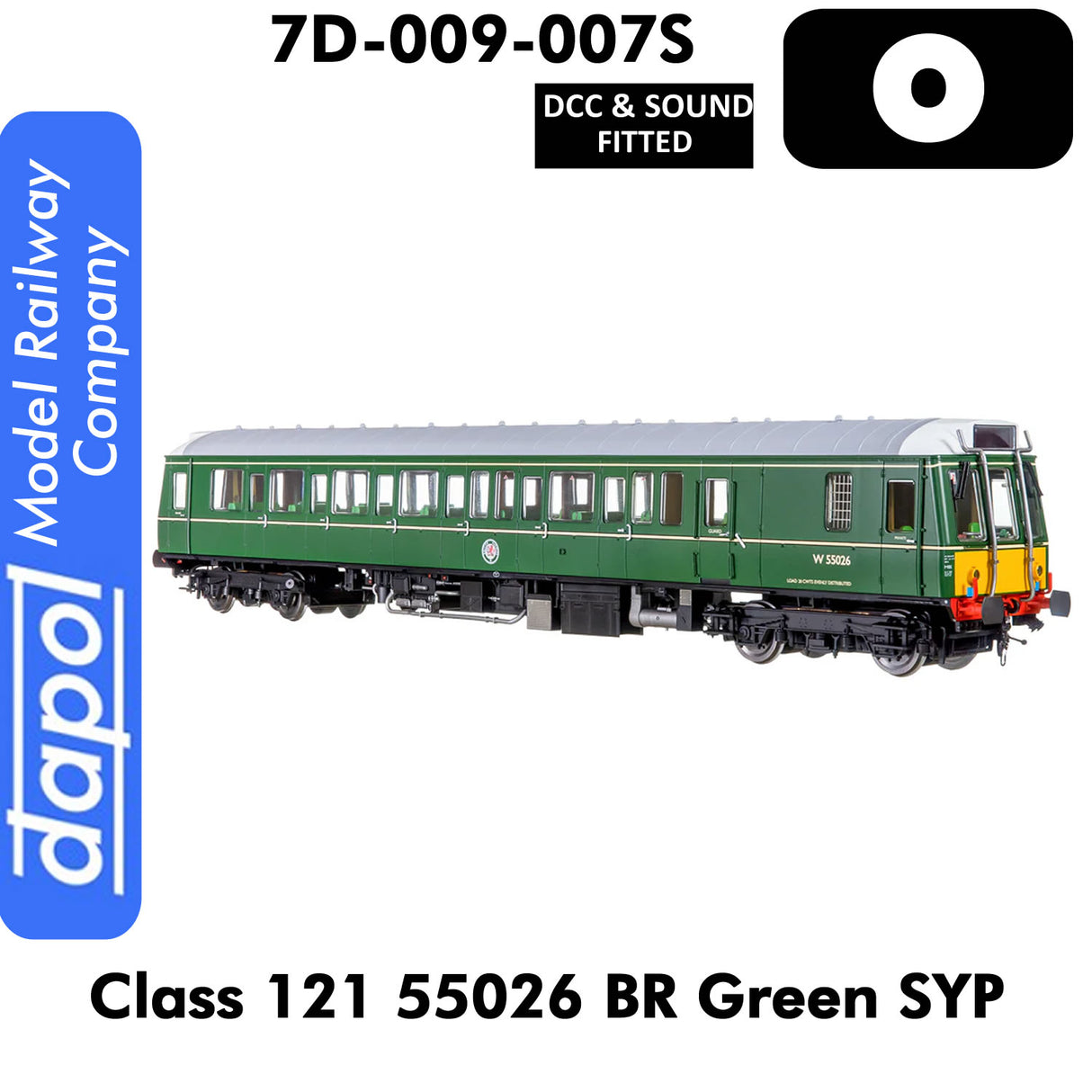 Class 121 55026 BR Green SYP | Dapol | 7D-009-007S