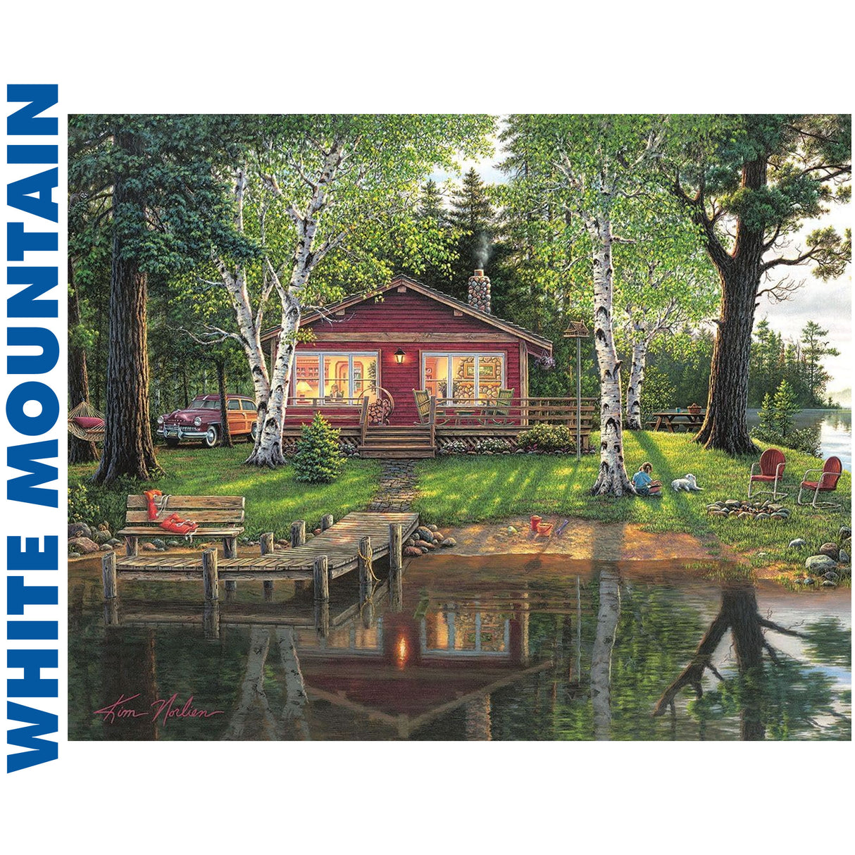 Simpler Times - Seek and Find - 1000pc Puzzle | White Mountain | 1965pz
