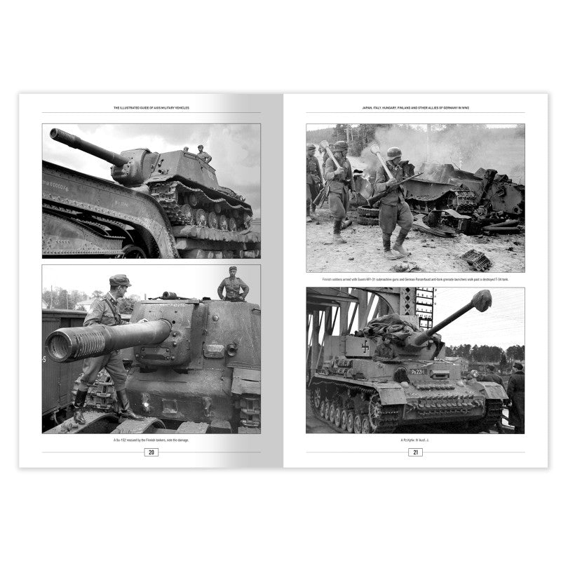 The Illustrated Guide of WWII - Axis Military Vehicles | Ammo by Mig Jimenez | MIG6308