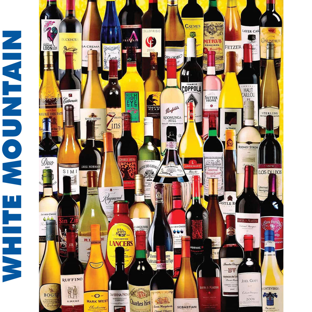 Wine Bottles - 1000pc Puzzle | White Mountain | 1058pz