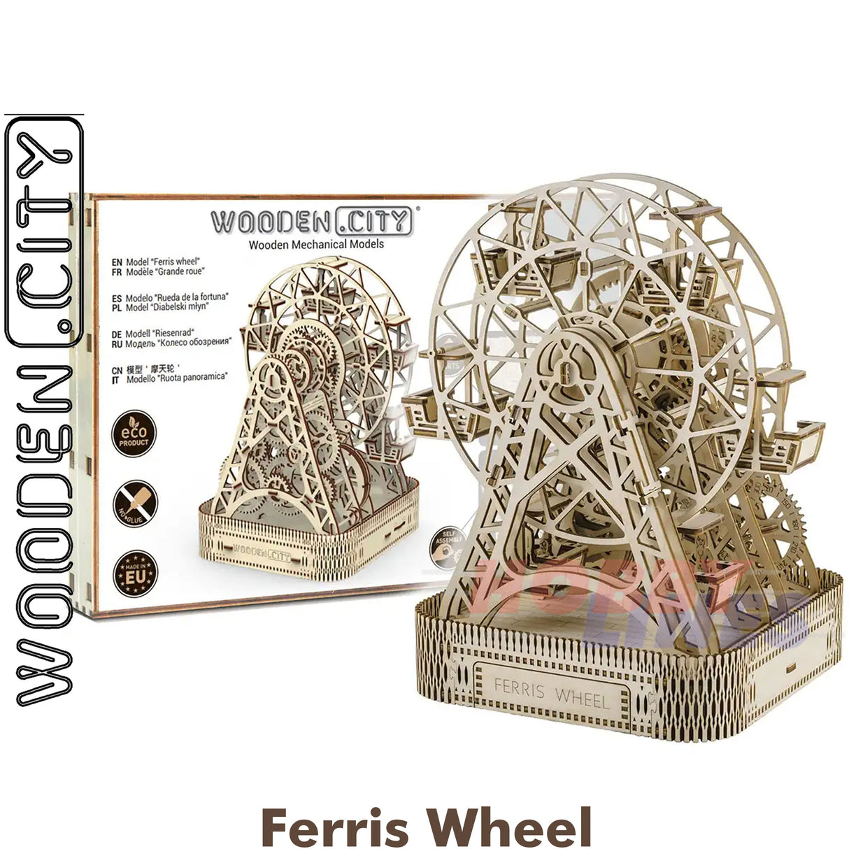 Ferris Wheel - 3D Puzzle | Wooden City | WR306