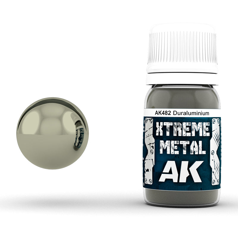 Xtreme Metal - Duraluminium - Acrylic Paint 30ml | Ak interactive | AK482