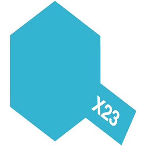 Acrylic Mini Paint - X-23 Clear Blue | Tamiya | TM81523