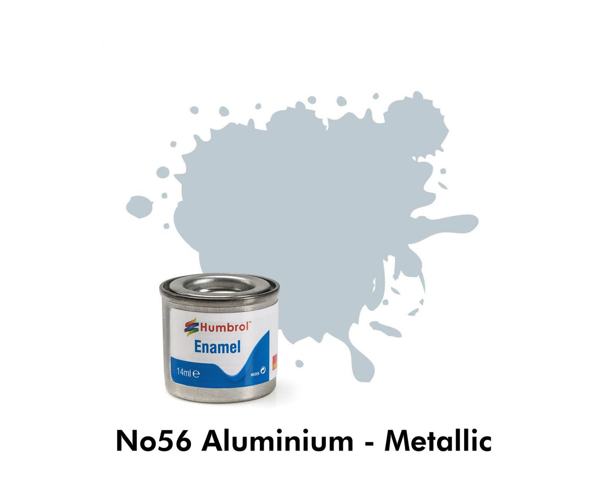 Enamel Tinlets No 56 Aluminium Metallic