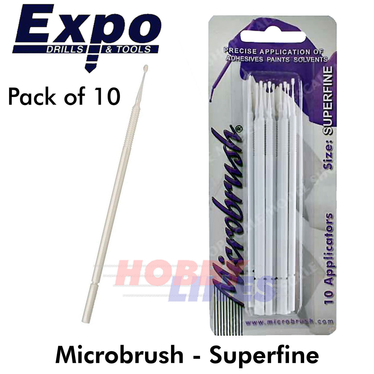 Microbrush Superfine - 10 applicators | Microbrush | MHS10