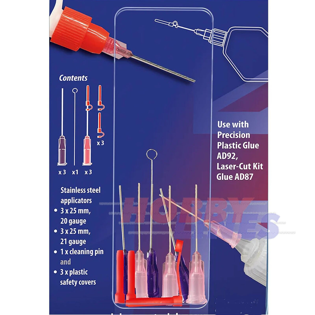 PIN POINT Glue Applicator Kit Precision Plastic Laser Cut AC28 Deluxe Materials