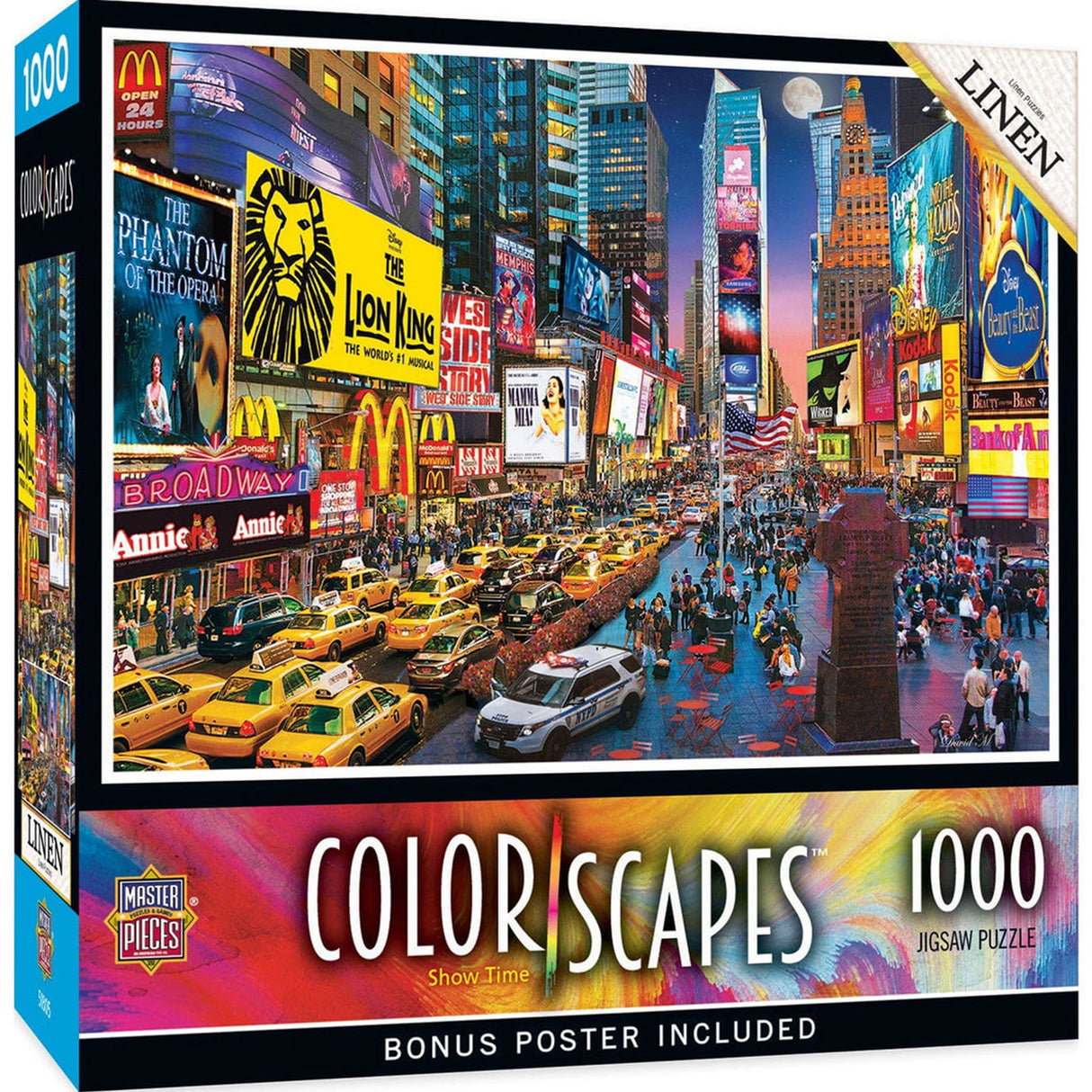 Colorscapes SHOW TIME 1000pc Masterpieces Puzzle