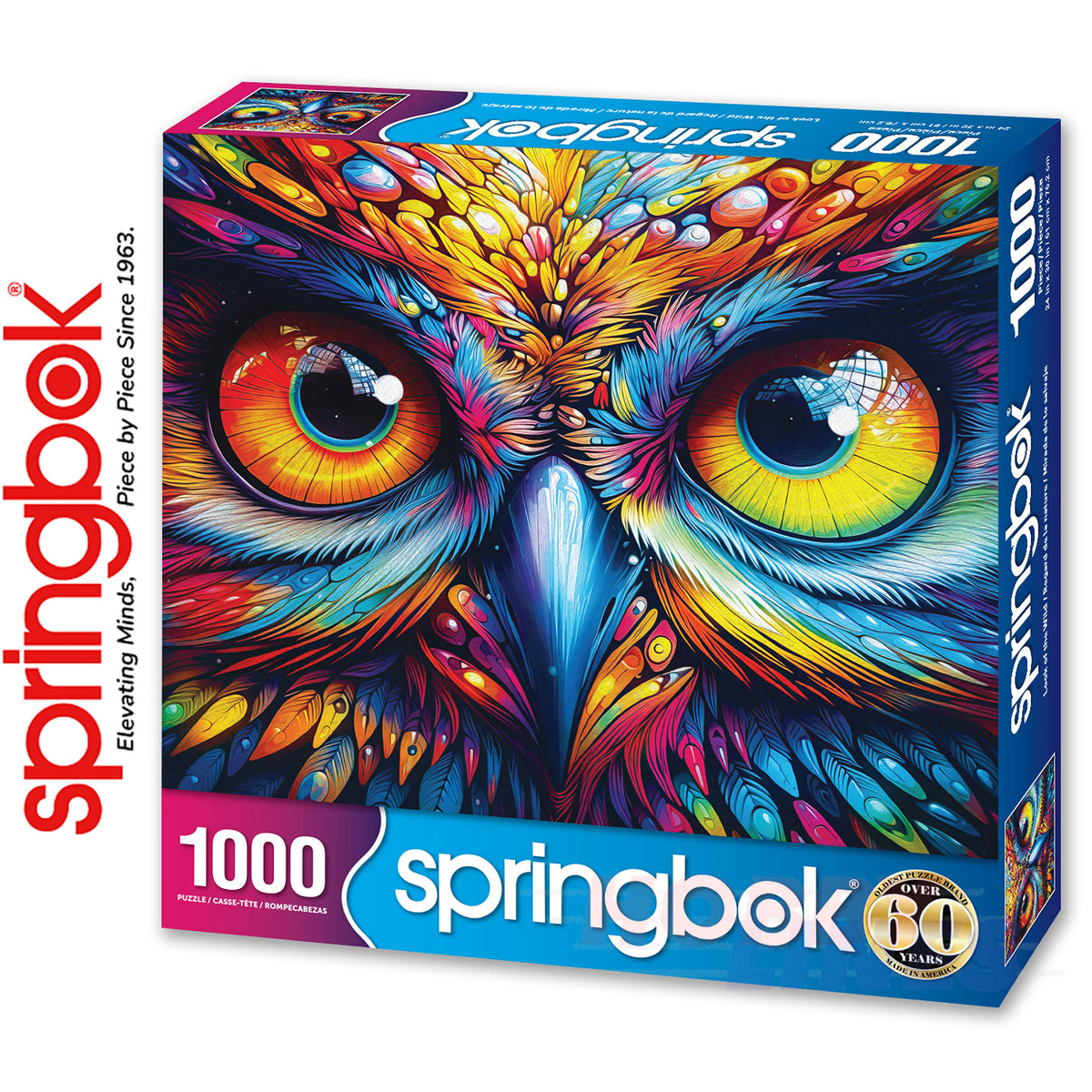 Look Of The Wild Owl 1000 Piece Jigsaw Puzzle | Springbok | SB33-11199