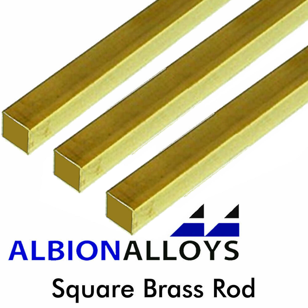 Square Brass Rod ALBION ALLOYS Precision Metal Model Various Sizes SBW SBW10