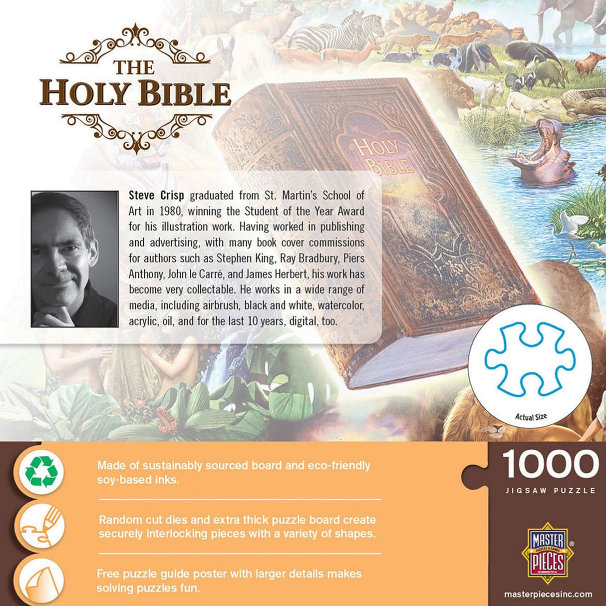 *DAMAGED BOX* - The Holy Bible - 1000pc Puzzle | Master Pieces | 71980