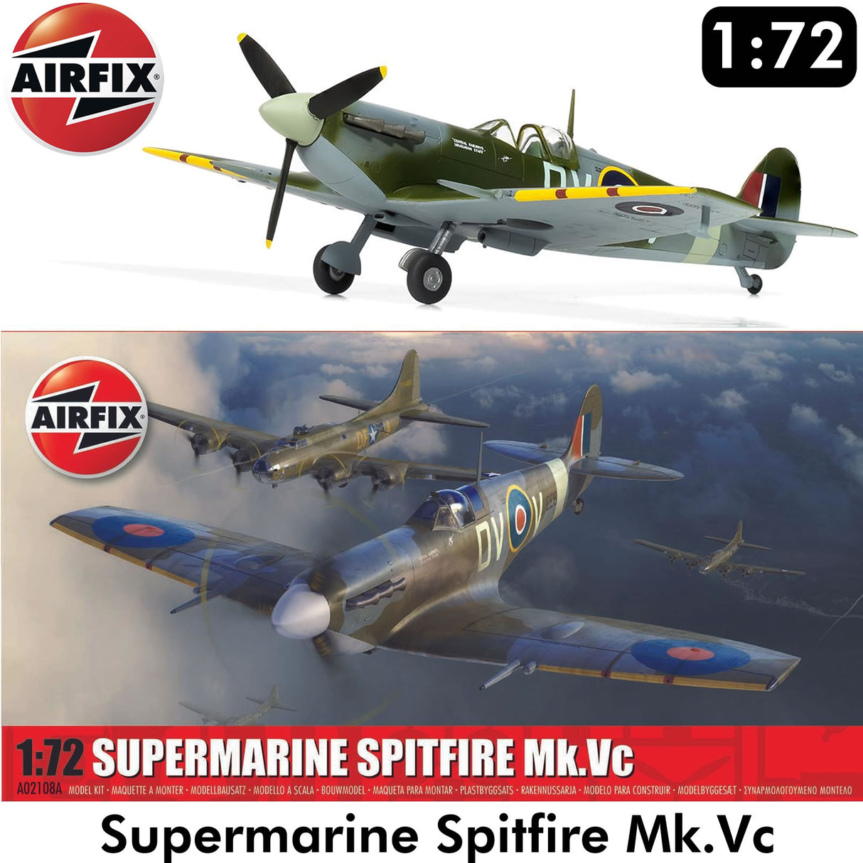 Supermarine Spitfire Mk.Vc- Model Kit | Airfix |  A02108A