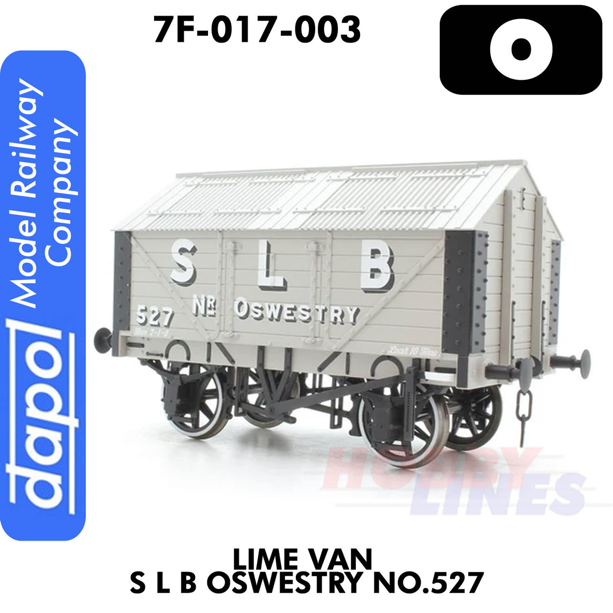 Lime Van S L B Oswestry No. 527 - Wagon | Dapol | 7F-017-003
