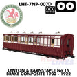 Lynton & Barnstaple No.15 Brake Composite - DCC - 1:43.5 OO | LHT-7NP-007D