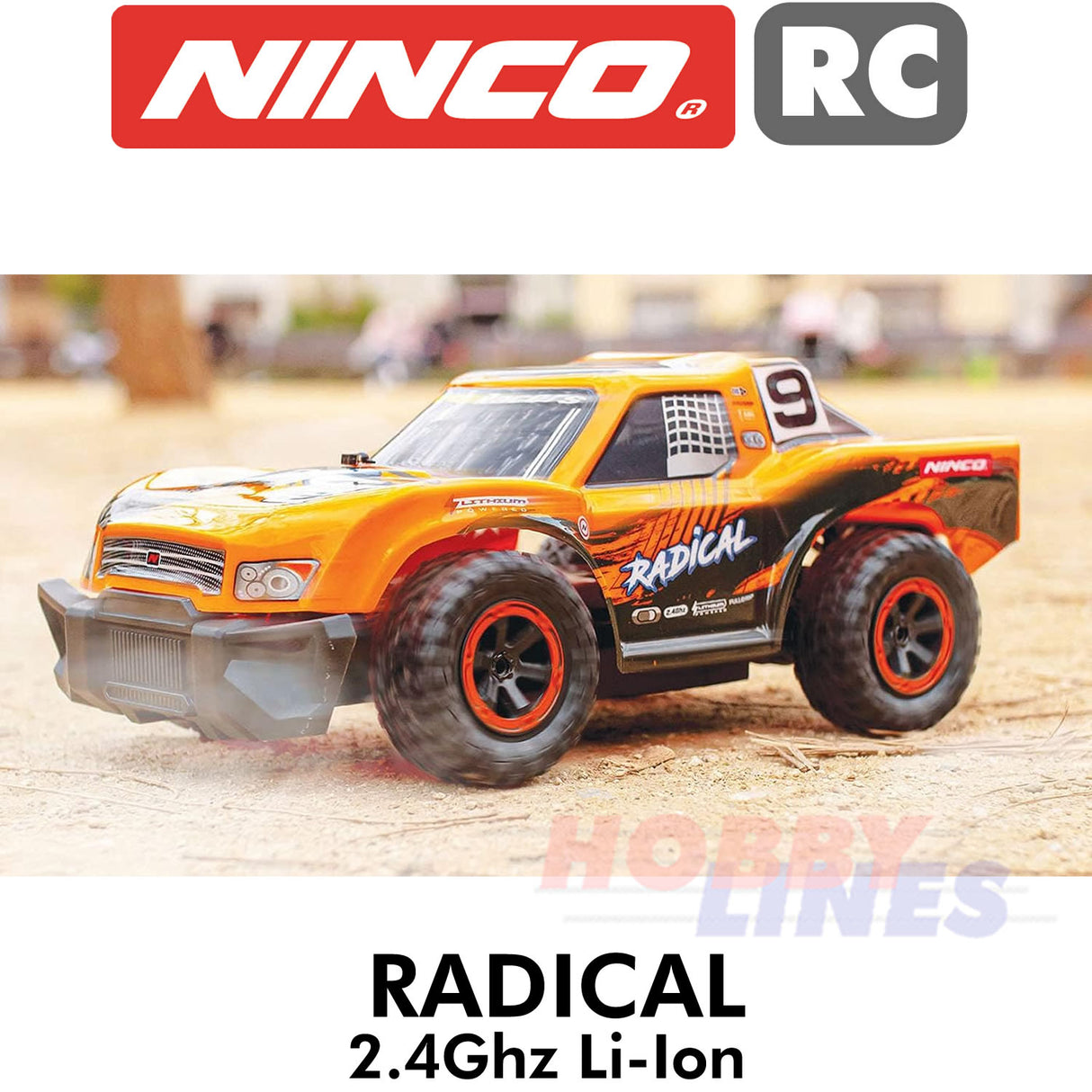 NINCO RADICAL 2WD Radio Control Racer Car Li-Ion battery power R2R Ready to Run