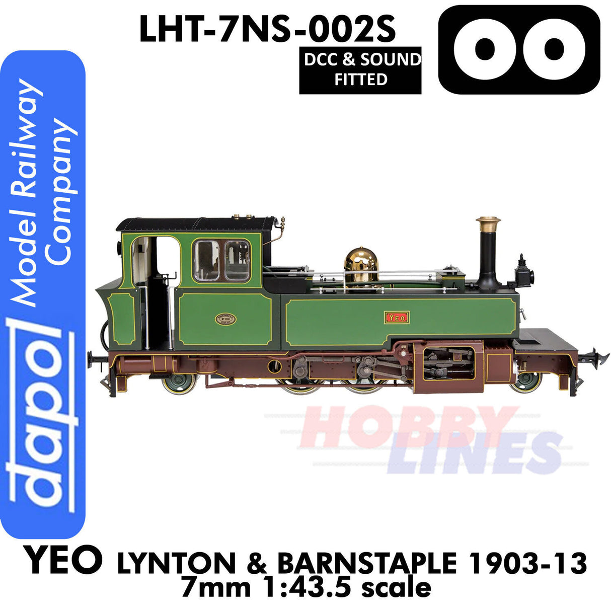 YEO Lynton & Barnstaple 1903-13 - DCC & Sound  | Lionheart Trains | LHT-7NS-002S