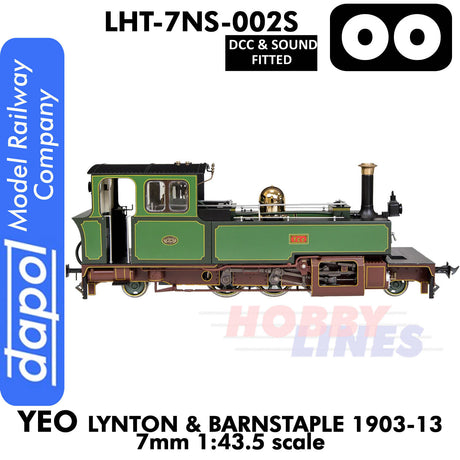 YEO Lynton & Barnstaple 1903-13 - DCC & Sound  | Lionheart Trains | LHT-7NS-002S