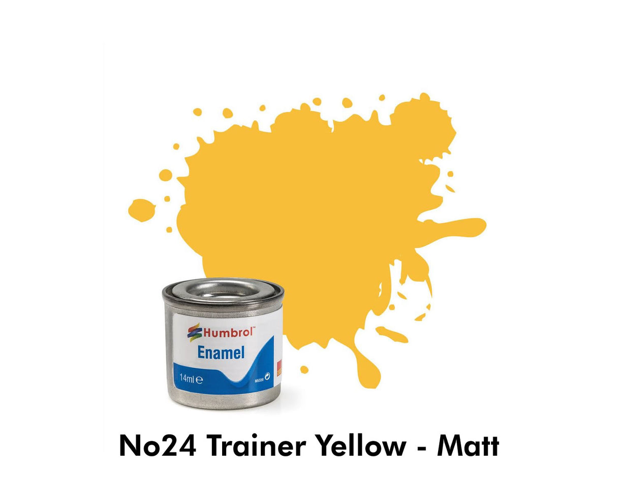 Enamel Tinlets No 24 Trainer Yellow Matt