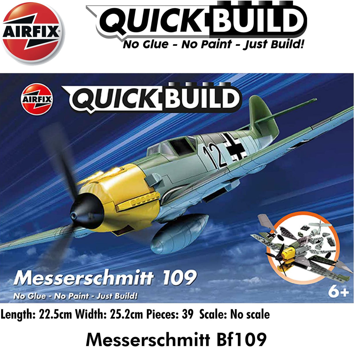 Messerschmitt Bf109 - Model Kit | Airfix | J6001