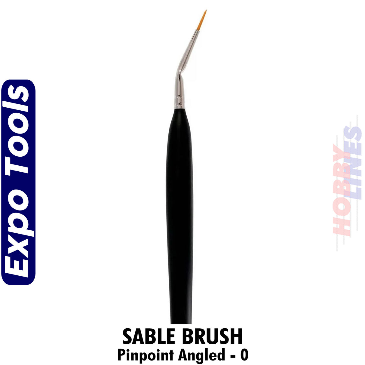 Sable Brush - Pinpoint Angled - 0 | Expo Tools | 45523