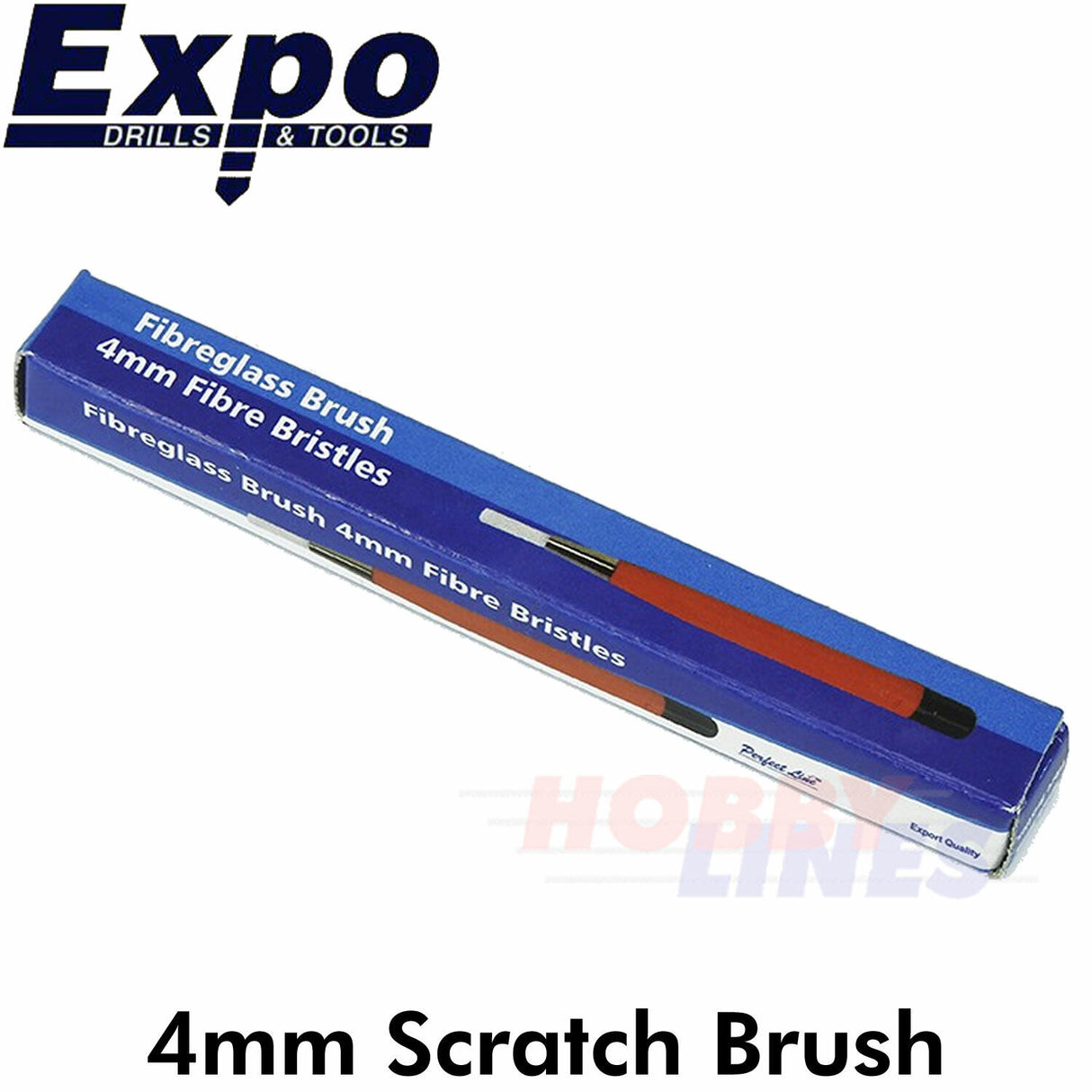 SCRATCH BRUSH Glass Fibre 4mm High Grade & Refill option Top Grade Twist Advance