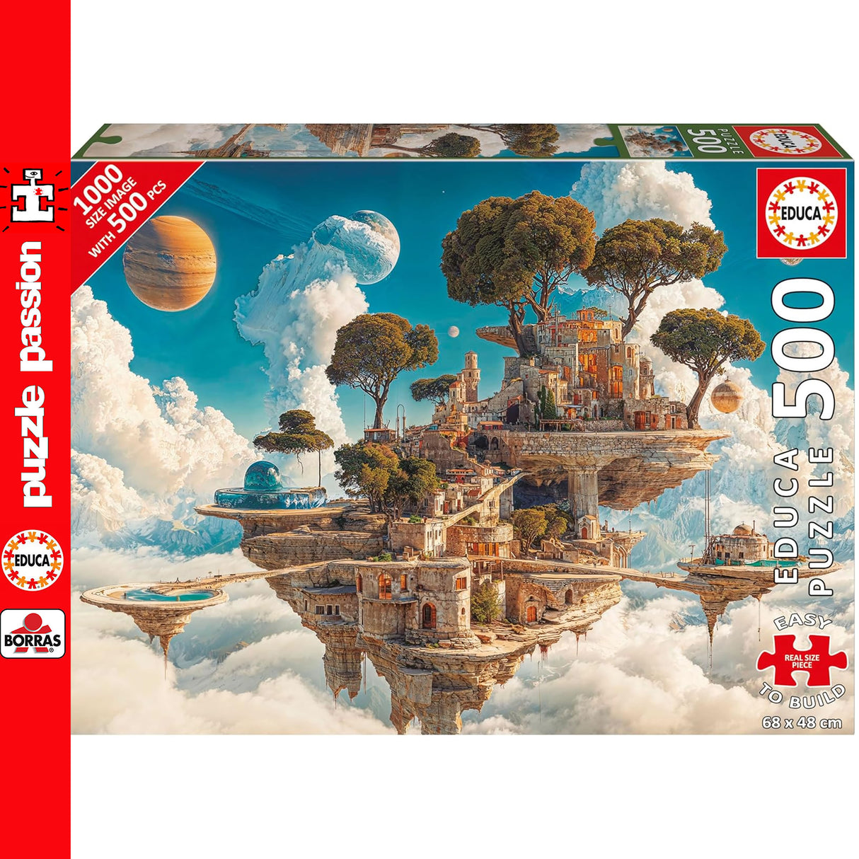 Educa KINGDOM OF CLOUDS 500pc Super Deluxe Jigsaw Puzzle fantasy art 20230