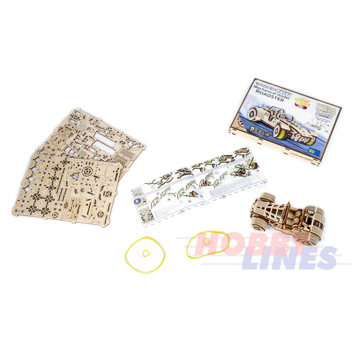 Roadster- 3D Puzzle | Wooden City | WR337