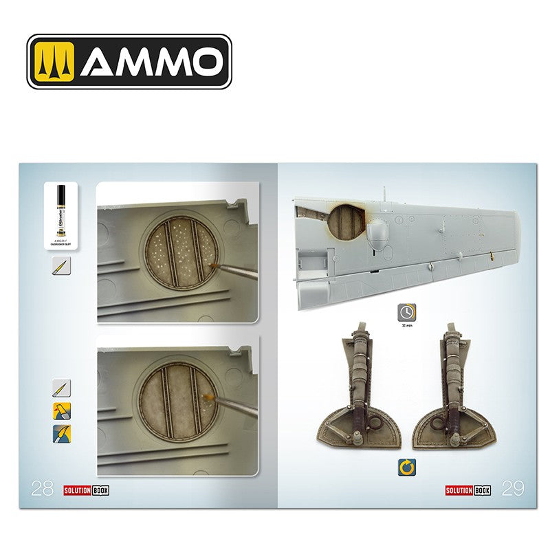 Solution Book 25 - How to Paint Early WWII Luftwaffe Aircraft (Multilingual Book) | Ammo by Mig Jimenez | MIG6530