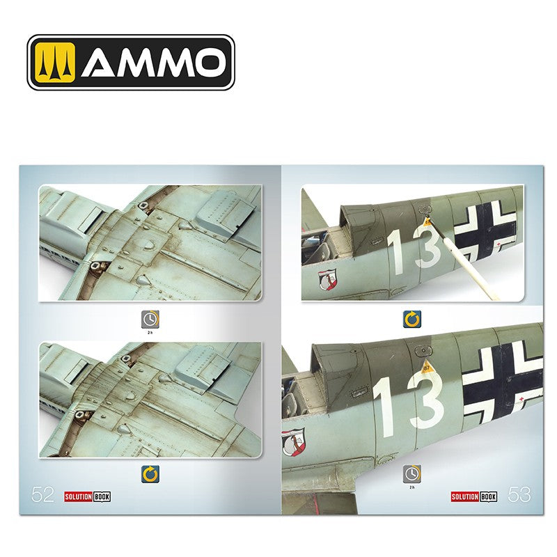Solution Book 25 - How to Paint Early WWII Luftwaffe Aircraft (Multilingual Book) | Ammo by Mig Jimenez | MIG6530