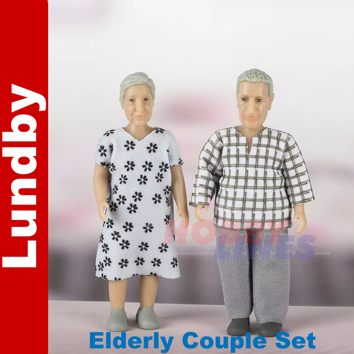 Lundby Doll set Elderly couple Jamie 60-8087-00