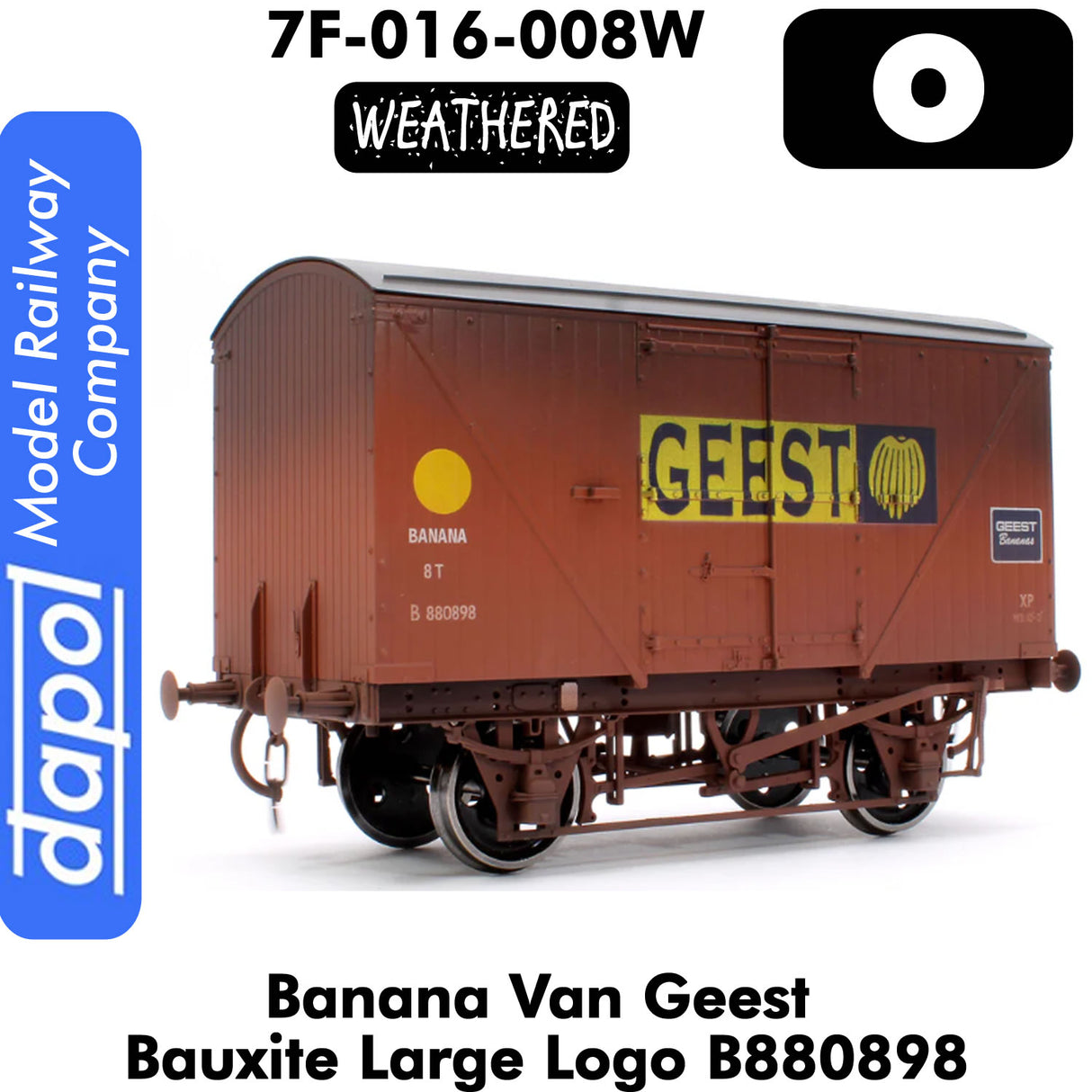 Banana Van Geest Bauxite Large Logo - Weathered | Dapol | 7F-016-008W