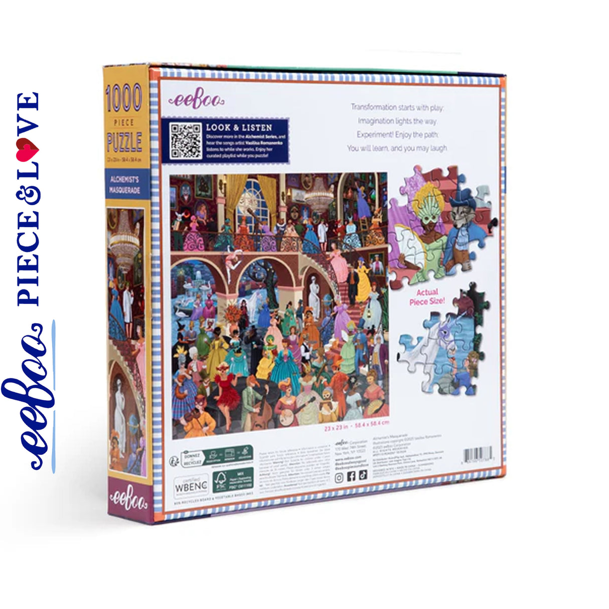 * Damaged Box * Alchemist's Masquerade - 1000pc Puzzle | eeBoo | PZT110