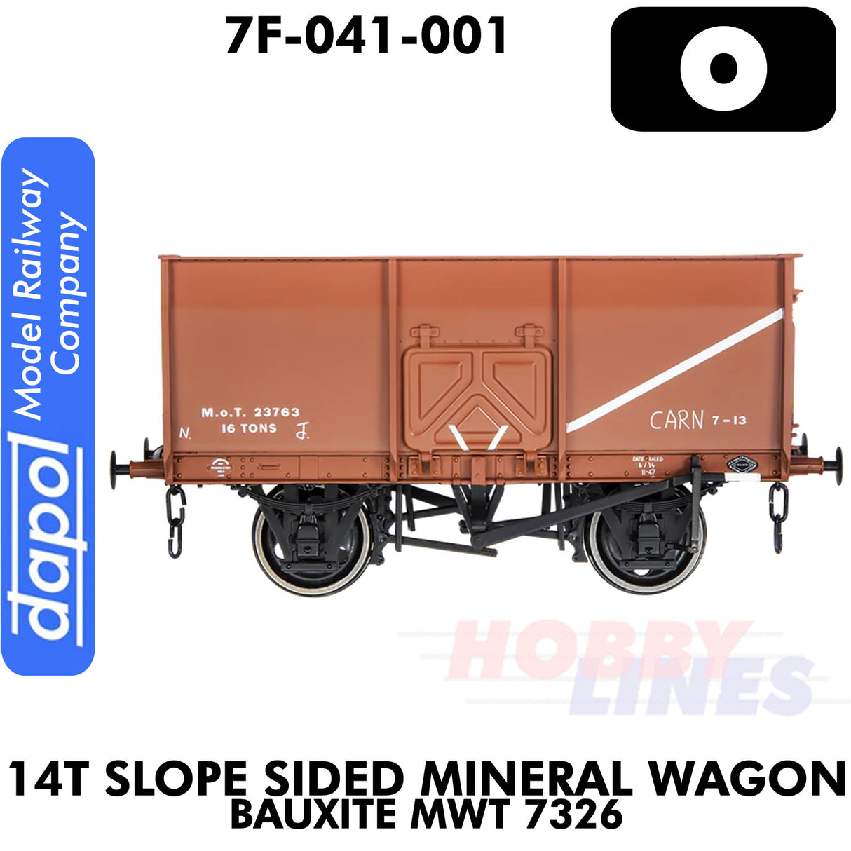 14T Slope Sided Mineral Bauxite - MWT 7326 | Dapol | 7F-041-001