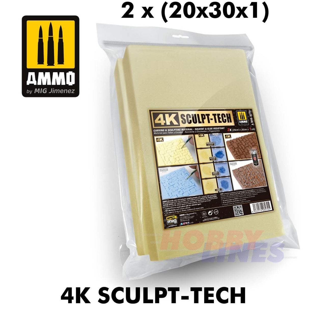 Ammo 4K SCULP-TECH Innovative Modelling Material Mig Jimenez MIG8270 1 2