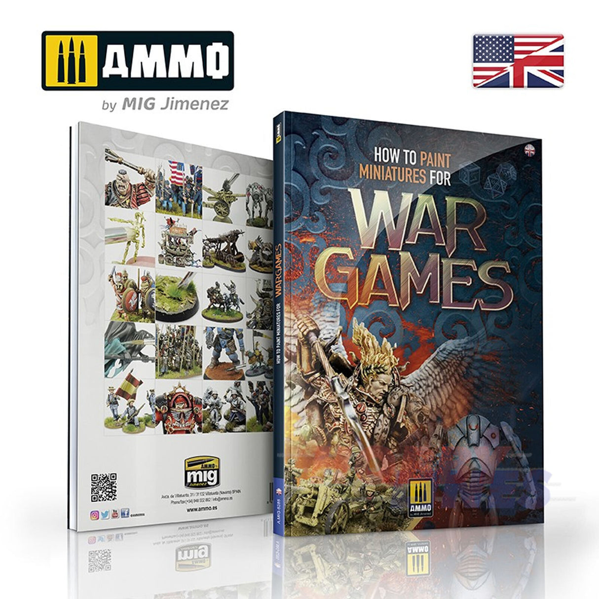 How to Paint MINIATURES for WAR GAMES Book 168 pages Ammo by Mig MIG6285