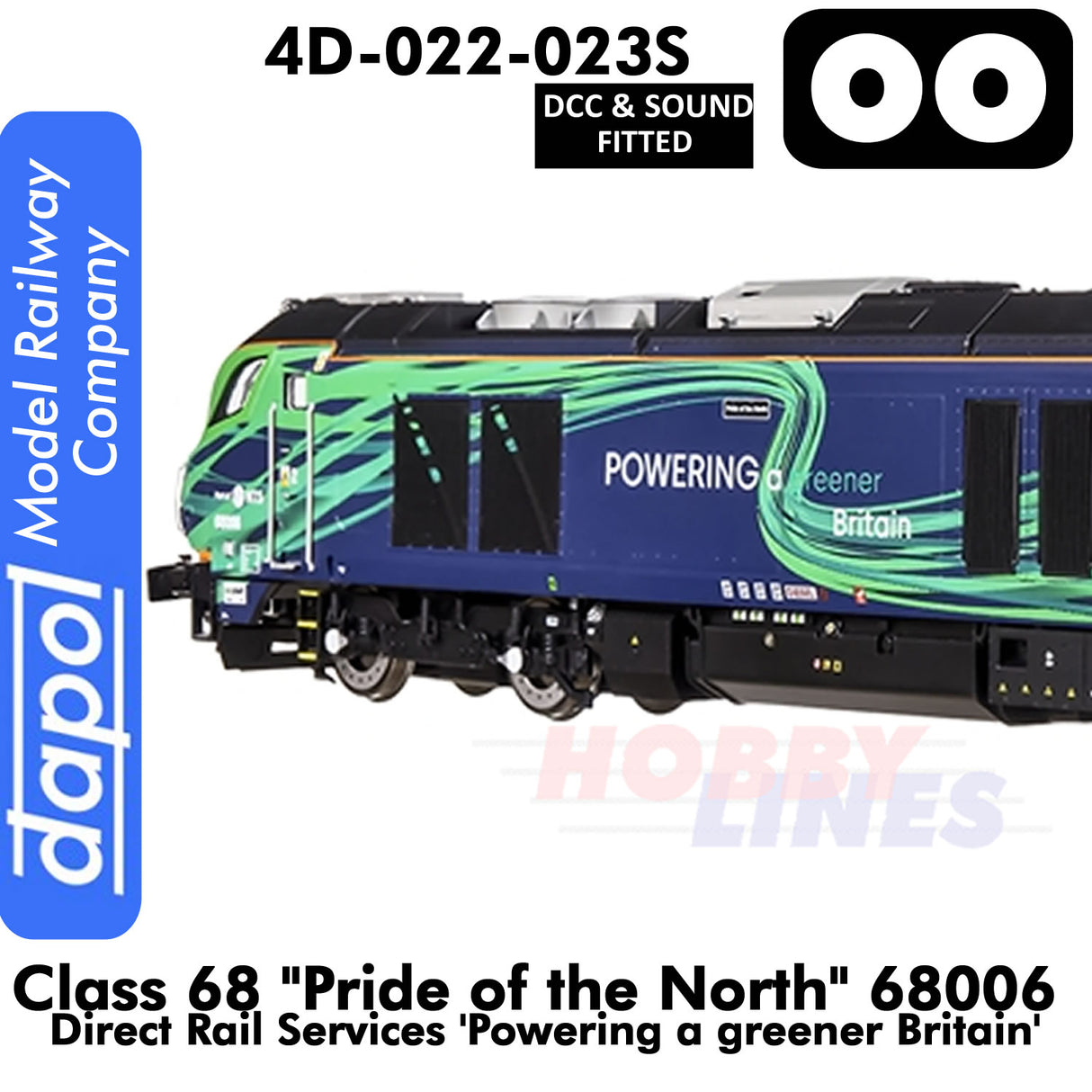 Class 68 - Pride of the North 68006 | Daol |  4D-022-023S