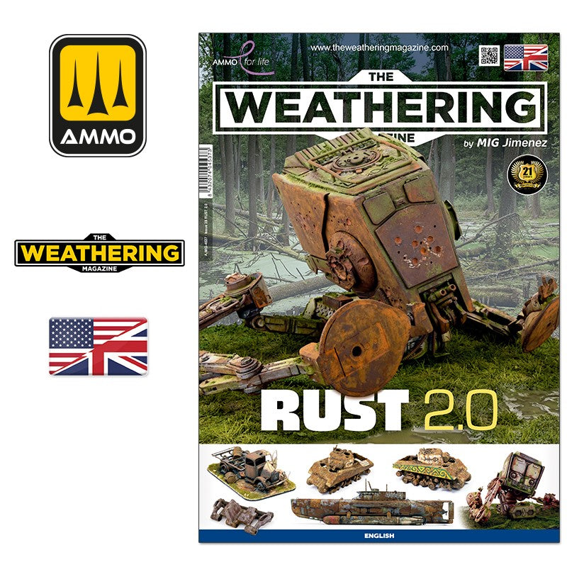 The Weathering Magazine - Issue 38 Rust 2.0 (English) | Ammo by Mig Jimenez | MIG4537