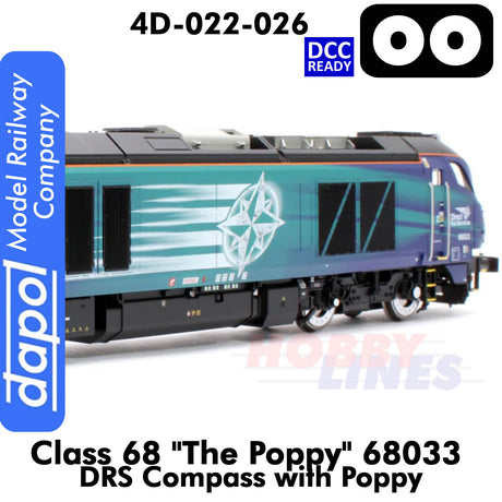 Class 68 The Poppy 68033 | Dapol | 4D-022-026