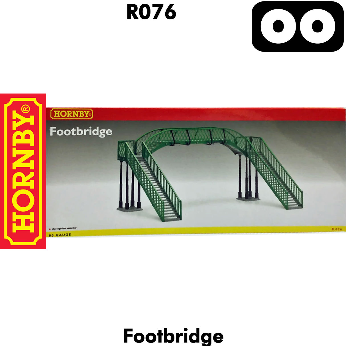 OO Gauge Footbridge Station Bridge - 1:76 | Hornby | R076