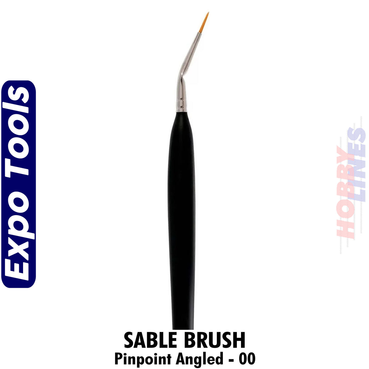 Sable Brush - Pinpoint Angled - 00 | Expo Tools | 45522