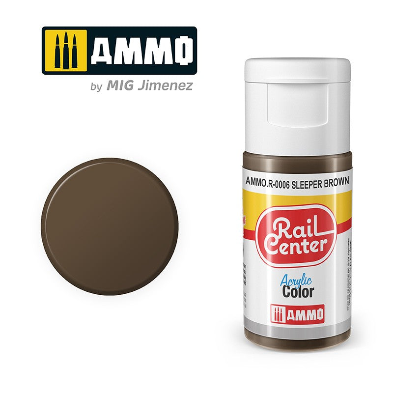 Rail Center - Sleeper Brown - 15ml | Ammo by Mig Jimenez | MIGR0006