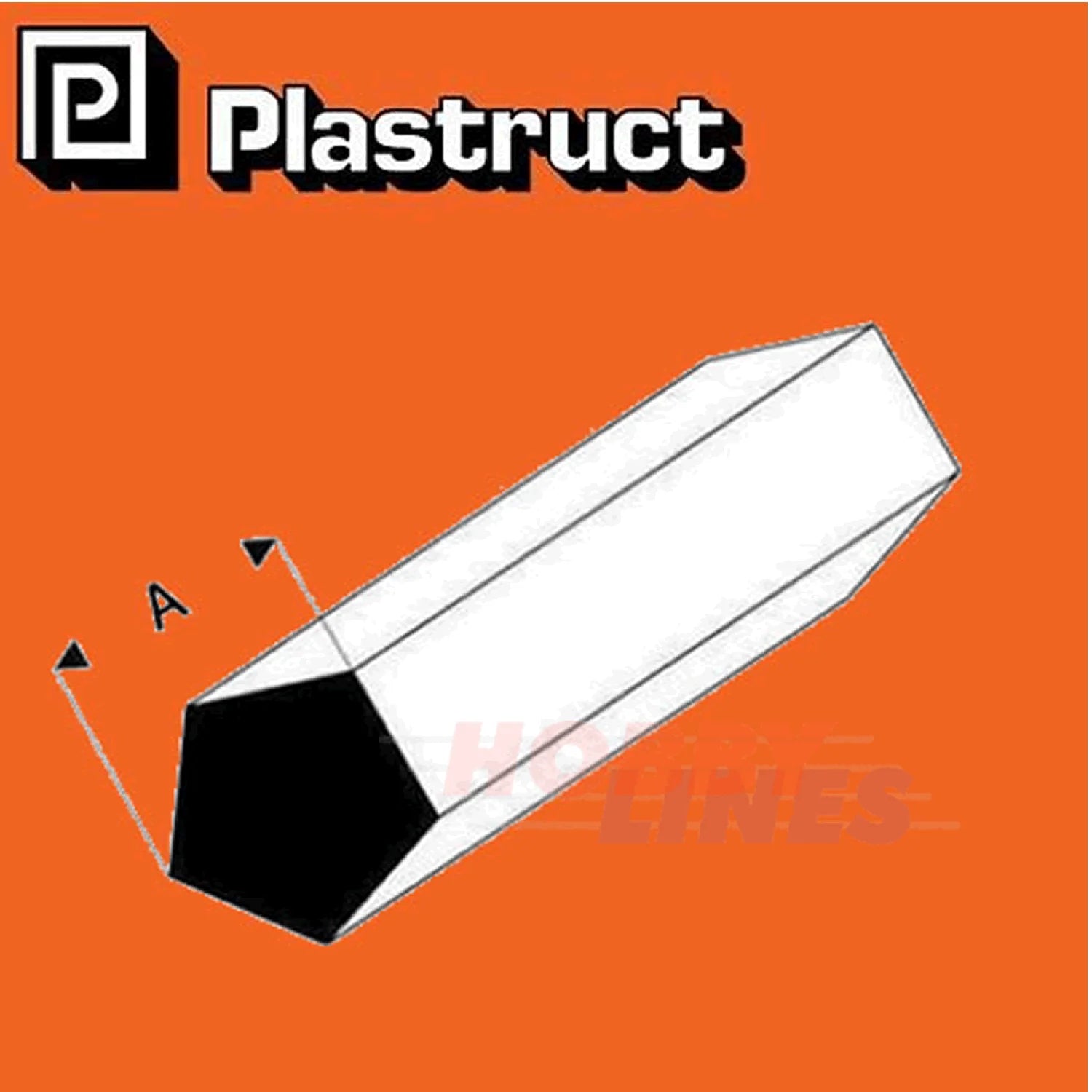 SOLID PENTAGON ROD range styrene ABS plastic polystyrene MRP PLASTRUCT