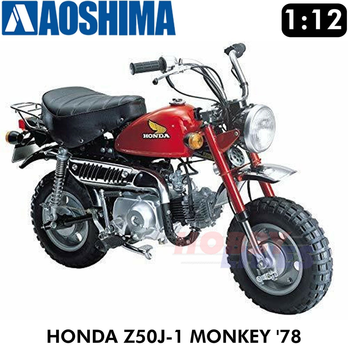 HONDA Z50J-1 MONKEY '78 BIKE No 68 motorcycle 1:12 model kit AOSHIMA 06434