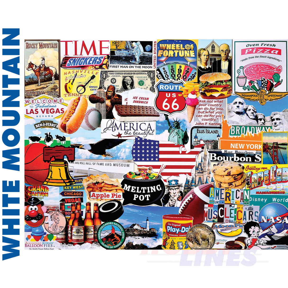 I Love America 1000 Pieces Jigsaw puzzle 1279pz