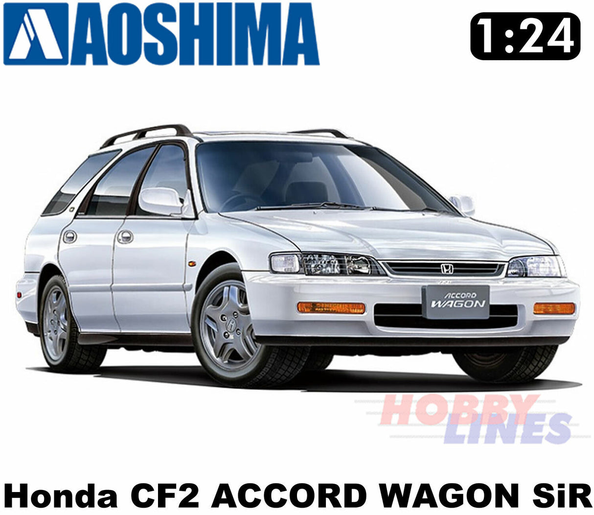 Honda CF2 ACCORD WAGON SiR '96 1:24 scale model kit AOSHIMA 05573